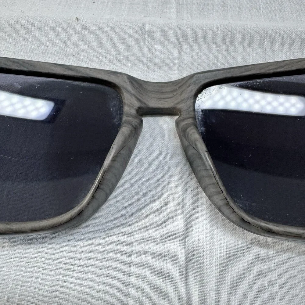 Oakley HOLBROOK MIX Sunglasses OO9384-0457 Woodgrain Frame Black Lens READ*